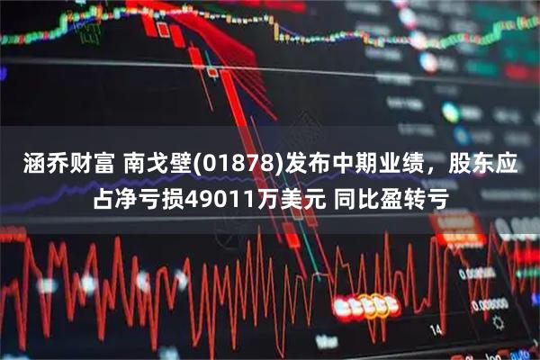 涵乔财富 南戈壁(01878)发布中期业绩，股东应占净亏损49011万美元 同比盈转亏
