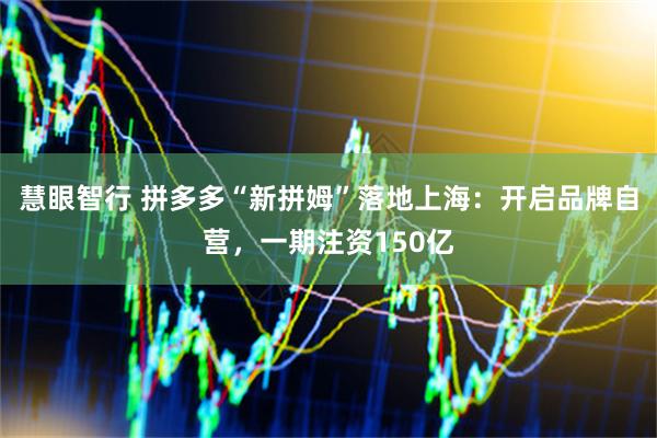 慧眼智行 拼多多“新拼姆”落地上海：开启品牌自营，一期注资150亿